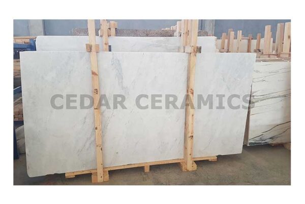 Carrara White Polished Slab